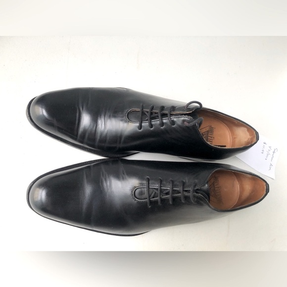 John Fluevog Black Twin Turbine Oxfords Mens Size 8 - Picture 6 of 9